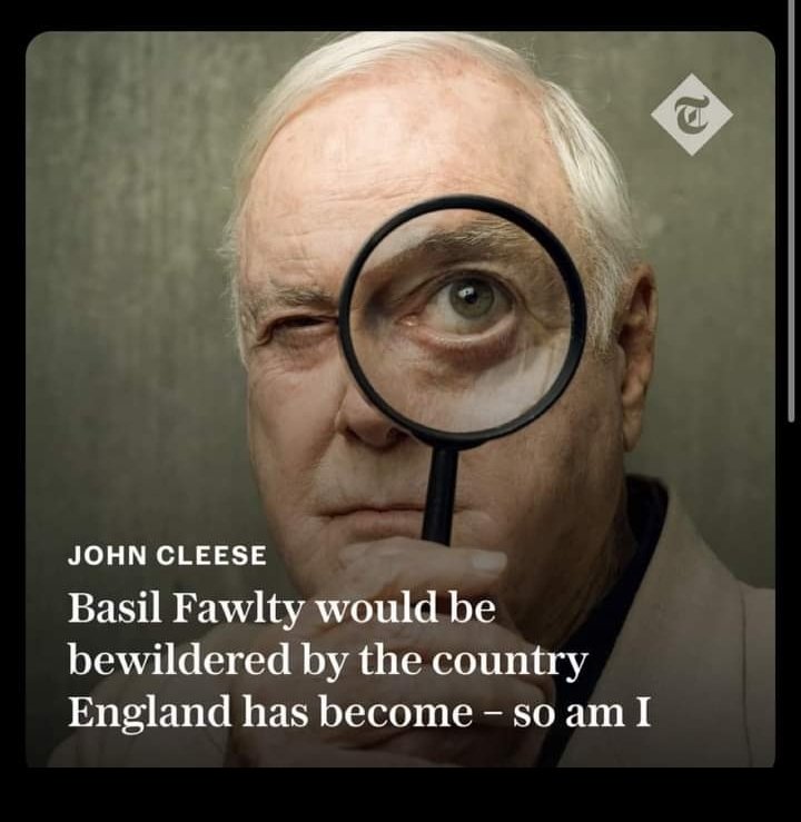 HE WAS BEWILDERED BY THE COUNTRY ENGLAND WAS, THAT WAS THE POINT OF HIM, BEWILDERMENT. CAN SOMEONE GET CONNIE BOOTH TO EXPLAIN THE FUCKING COMIC ENGINE OF THE FUCKING CHARACTER 'THEY' WROTE? 'sake