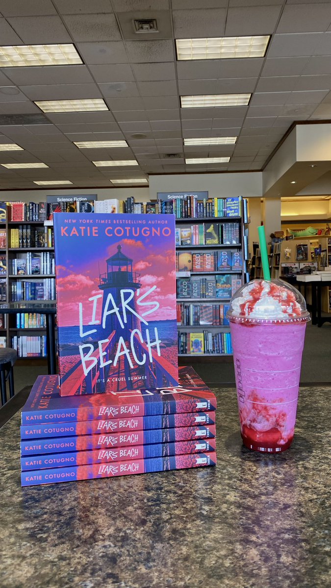 Introducing our new café hot book!! Liar’s Beach by Katie Cotugno. A fresh take on Agatha Christie’s novel, The Mysterious Affair at Styles. Come get it for only $5 with any purchase from the café.
#bnorem #bn236 #barnesandnoble #bncafe #hotbook #books #booklover #reader #YA