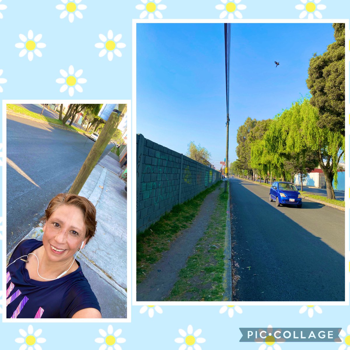 Buenas tardes amigos.😘 Y en cosas que a nadie le interesa , pero que yo les quiero contar. 😬 Después de un buen tiempo que no me animaba a correr más lejos del parque, y hoy que me decidí .. la app marcó lo que se le dio su gana (se pasmo)😡 Ya mañana será otro día 😊😅