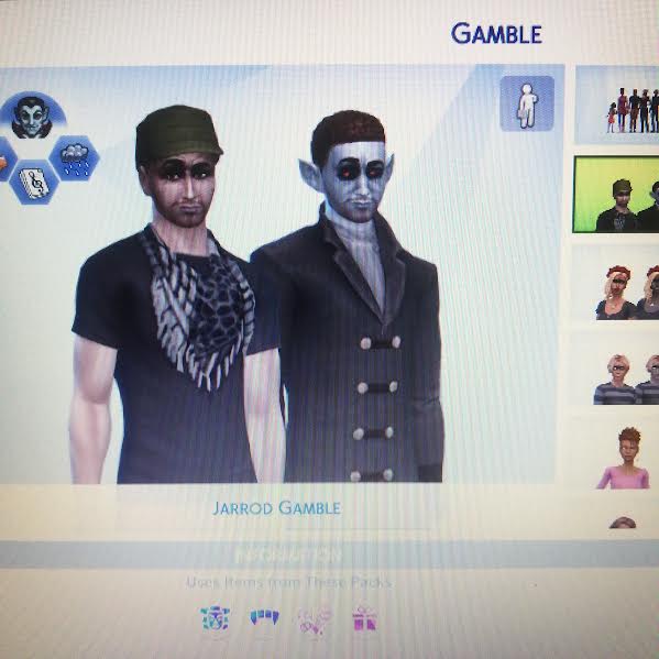 Hi, I present to you The Gamble Family, They are vampires and one of them is married to a human,  I love them so much, blessings  😇🫶 #Sims4 #TheSims4 #ShowUsYourSims  #LosSims4
