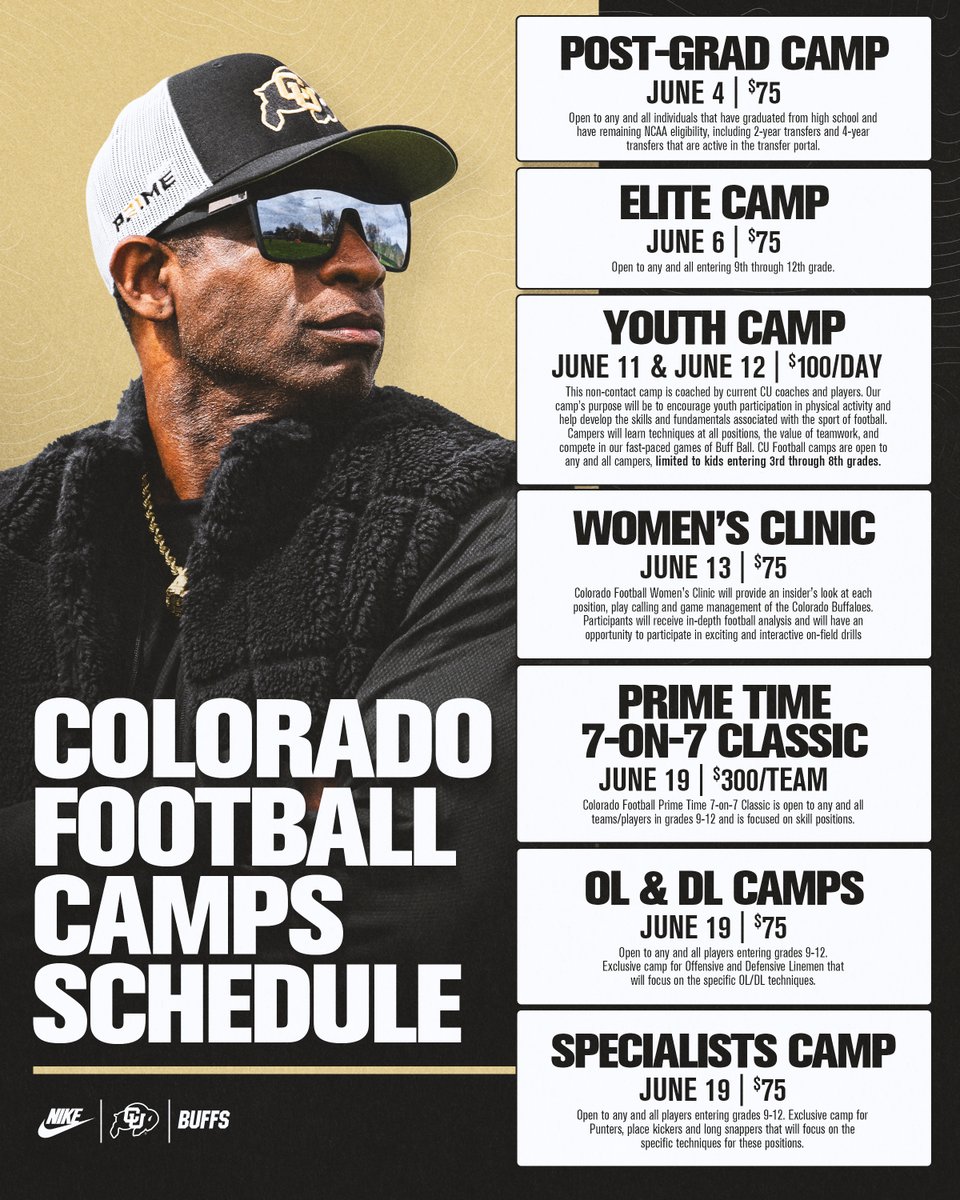 Camps are quickly approaching 👀 Don't miss out: buffs.me/FBCamps24