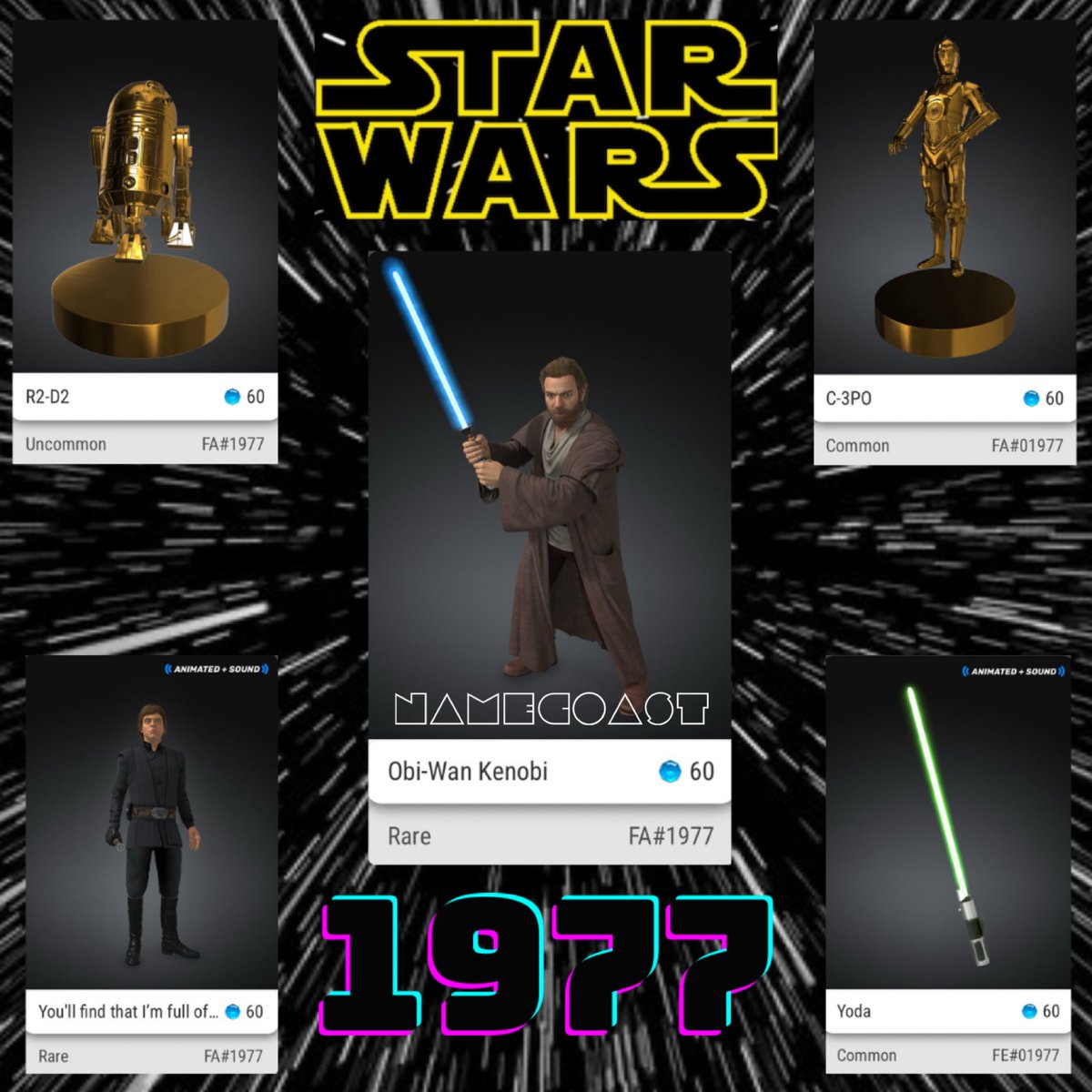 I let’s get May Rocking @veve_official give us what we need! 💙🤍💙🤍 I’ll start it off!! WE’VE BEEN EXPECTING MASTER KENOBI…… Welcome home 1977 Obi Wan. Special thanks to @DG_343 @starwars @Disney @DavidYuNZ @ComicsandCrypto @Ben64CF @MrktSmart @SergioCollects