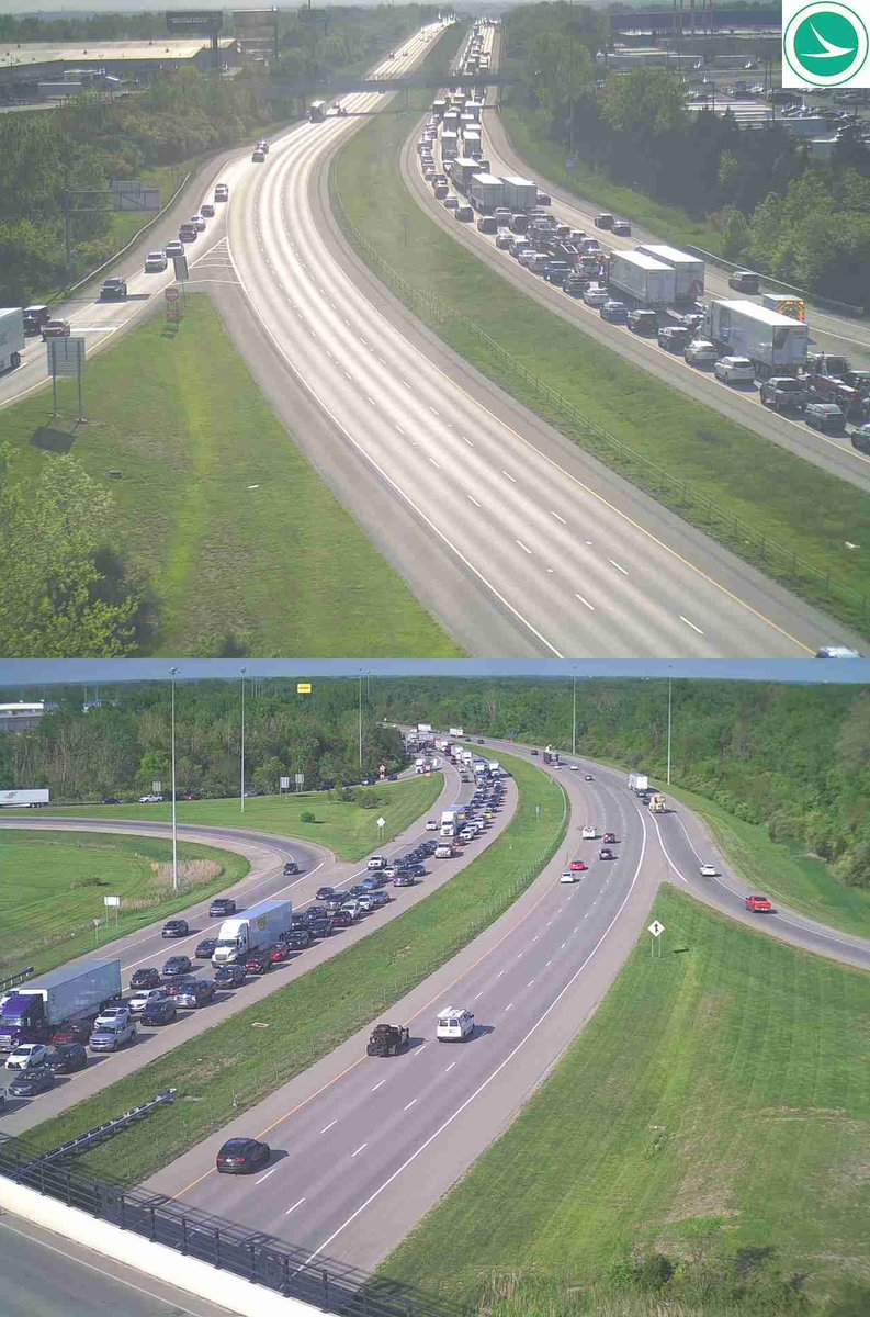 UPDATE - @ODOT_Columbus now reports 2 RIGHT LANES BLOCKED on I 270 West after Alum Creek Dr, for an INJURY ACCIDENT.  #Traffic is backed up before the Groveport exit.  #ColumbusOH #TrafficAlert