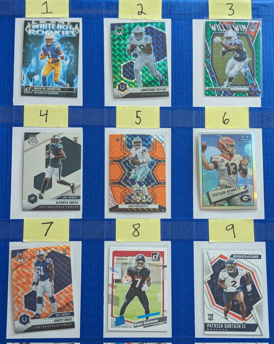 Day 3 | Post 10 -- $0.50/each Claim by number. See pinned for shipping. Sale ends 5/4 #UniqueStacksMay #Football