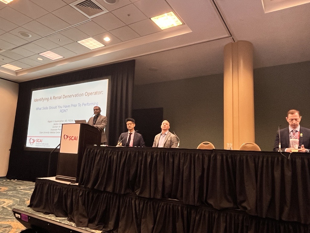 Does your institution have a #RenalDenervation? During this workshop, the panel discusses the ins and outs of starting an #RDN program. Don't know where to start? Read SCAI's Position Statement in @MyJSCAI 📄🔗 doi.org/10.1016/j.jsca…