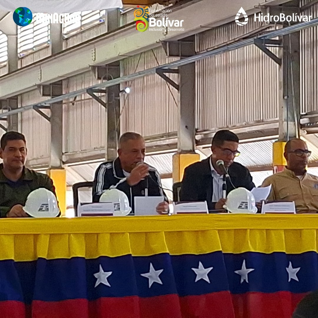#02May ¡De la mano con el pueblo! HidroBolívar presente en Expo Feria Nacional 13º aniversario de la Gran Misión Vivienda Venezuela, desde las instalaciones de la empresa CVG Alcasa.
#MunicipioCaroní 
@NicolasMaduro 
#BidenLevantaLasSancionesYa
