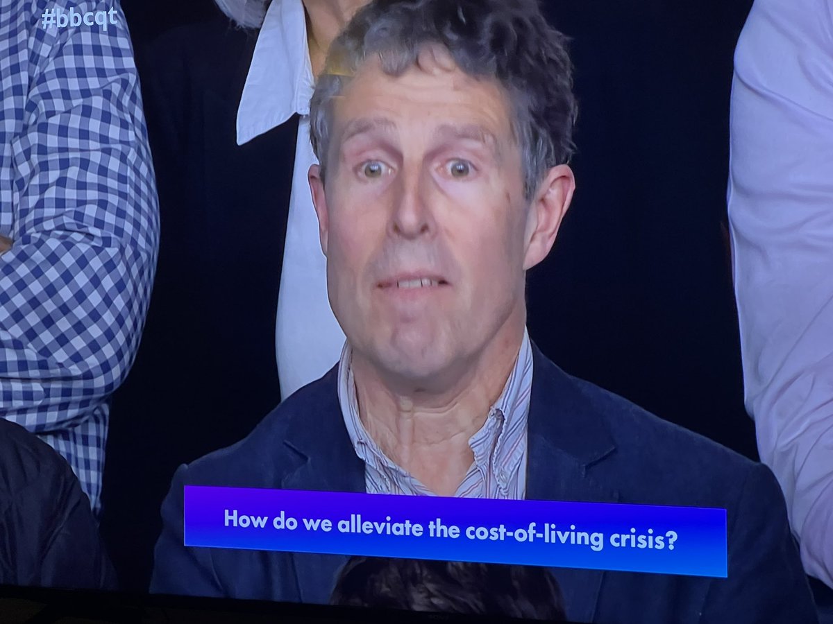 This lad reckons we all should work till we are 75, I’ll bet that he’s retired himself. Go on Twitter - let’s find out if he’s still a worker….. Suspect he’s a #ToryCriminal playing #OneRuleForThem #bbcqt