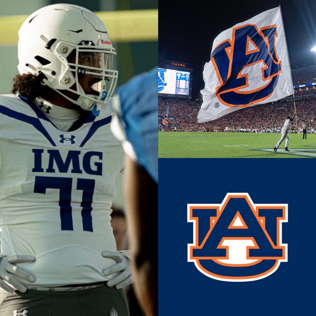 I am extremely blessed and humbled to say that I have received an offer from Auburn University @AuburnFootball @CoachCox65 @CoachThornton61 @LacedfactDreams @adamgorney @Zack_poff_MP @GregBiggins @JeremyO_Johnson @CoachGrimes74 @ChadSimmons_ @BrandonHuffman @dzoloty
