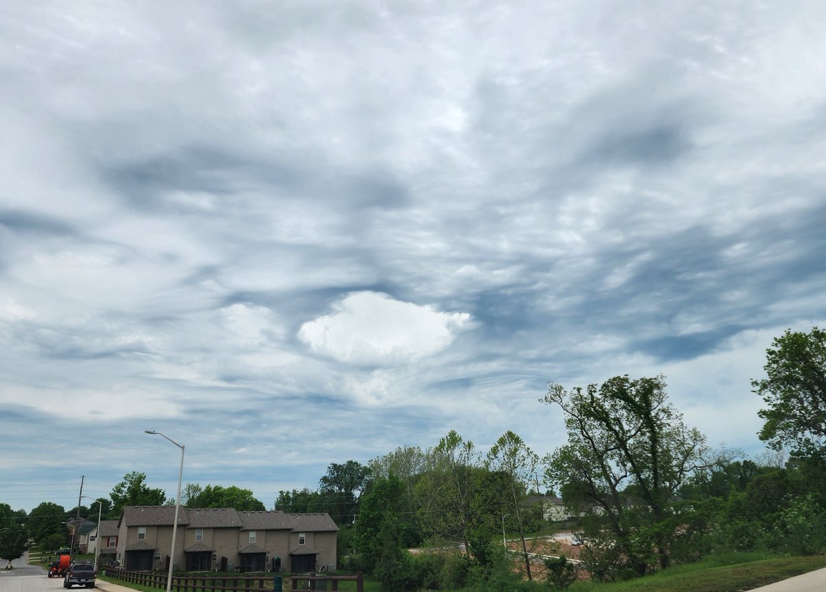 Gateway to other worlds: a Stargate amidst the stormy skies. #mowx #Springfieldmo #Stargate