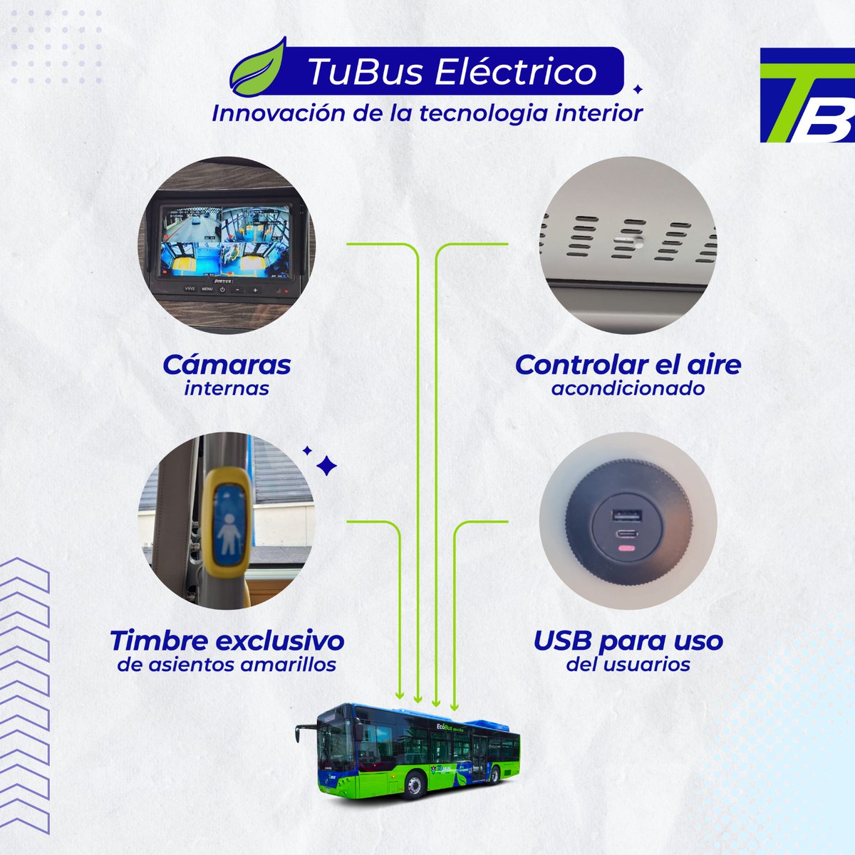 ¡Descubre las unidades eléctricas! 💡🚌 Con tecnología avanzada y cero emisiones, estamos cambiando el juego en el transporte público. ¿Qué hace que las próximas unidades sean tan especiales? 🌟 ♻️🌍 #ElectroMovilidad #BusesEléctricos