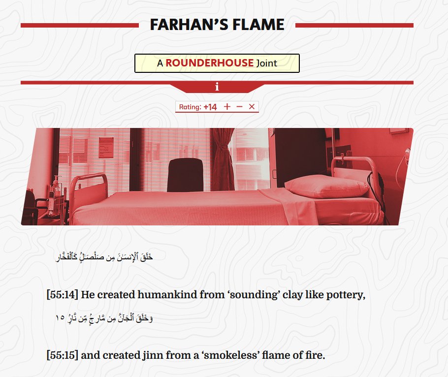 NEW REDTAPE: FARHAN'S FLAME 🔥

A prequel to Lamb of God, exploring who Farhan Moradi was before he got his eye, before he was an international contract killer -- a scared child, taken under the wing of an ORIA officer.

🔗⤵️