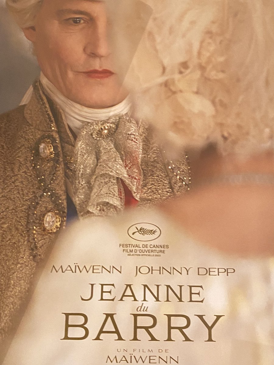 I saw JeanneDuBarry on the big screen twice. Once in Europe without subtitles and the other time in Australia with subtitles. I loved both times. It is a superb film. If you have a chance to see it I recommend you do.  #JeanneDuBarry #JohnnyDepp #Maiwenn #JohnnyDeppIsALegend