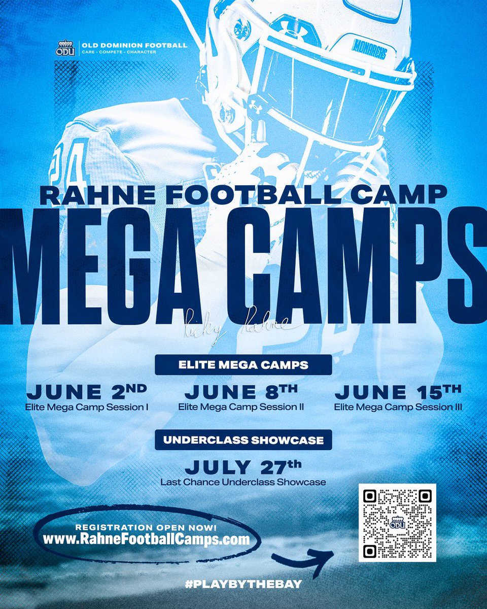 1️⃣ MONTH OUT‼️ Make sure to register for our summer camps ASAP! 🔗: RahneFootballCamps.com #ReignOn | #RFG | #PlayByTheBay