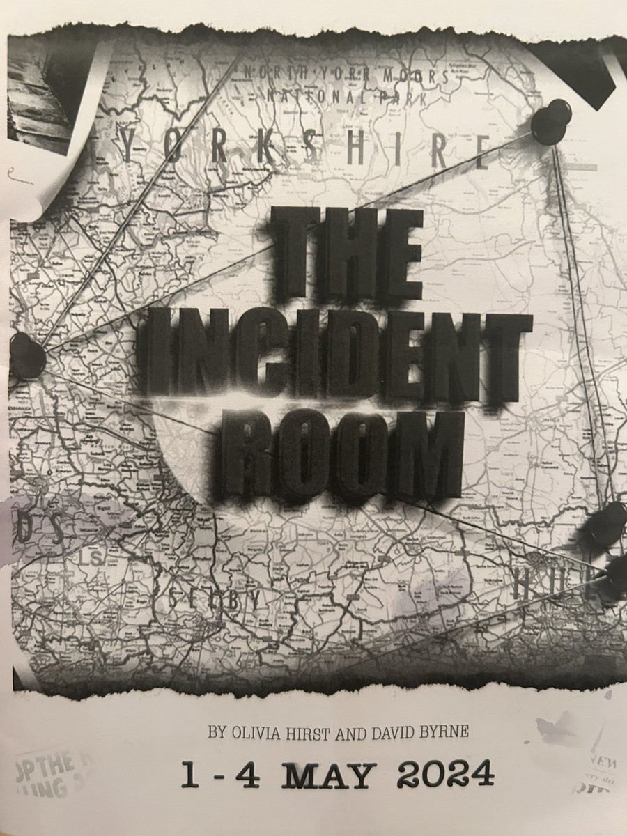 Went to see “the incident room” at the @RondoTheatre this evening and bloody hell that is a good way to spend your evening. Only 2 more days but my god that was great.