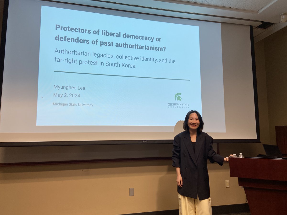 Really enjoyed Myunghee Lee's talk at the Institute for Korean Studies mini-conference