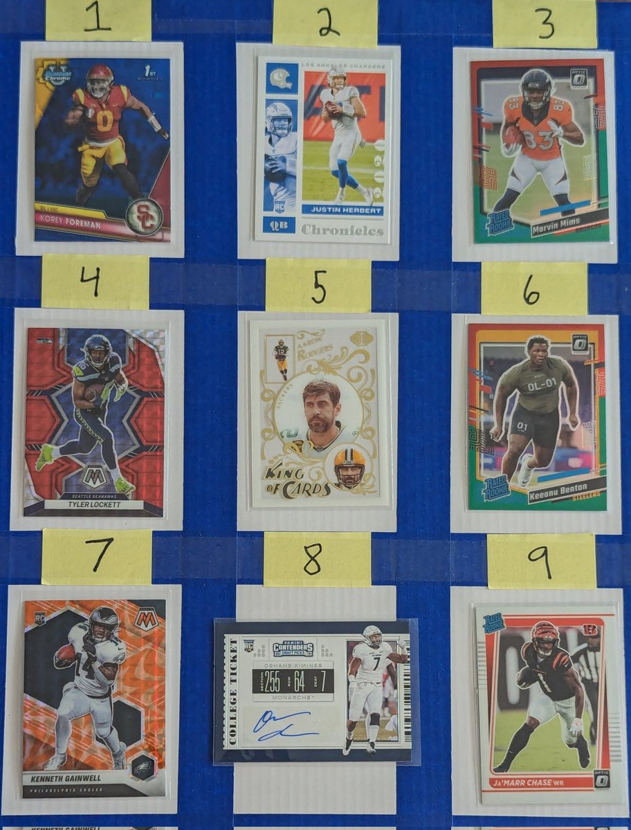 Day 3 | Post 17 -- $1/each 5 is acetate Claim by number. See pinned for shipping. Sale ends 5/4 #UniqueStacksMay #Football