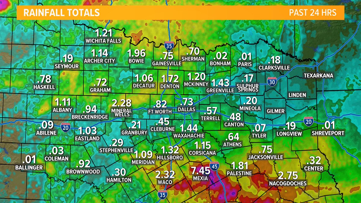 It has been #MOIST. It's currently the 6th wettest year to date and the 9th wettest spring to date. That's a great thing! Heading into summer with a rainfall surplus is not only good for vegetation, but it makes it extra difficult for record summer heat to build. #wfaaweather
