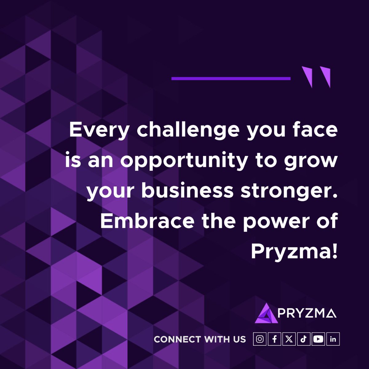 In every challenge lies an opportunity to grow. Embrace the journey, for it will lead you to greater strength and resilience. Let the power of Pryzma get you there 💪 

#ecommerce #ecommercebusiness #businessmotivation #amazonfba #amazonseller #ebayseller #walmartseller #pryzma