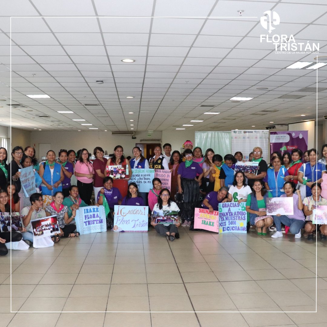 #ShinanyaAinbobo | Presentamos el Foro: Mujeres Ucayalinas en Resistencia 💪💜 Con la asistencia de más de 50 lideresas que presentaron su agenda para una vida libre de violencia de género. Junto a diversas instituciones que trabajan por la prevención de la violencia.