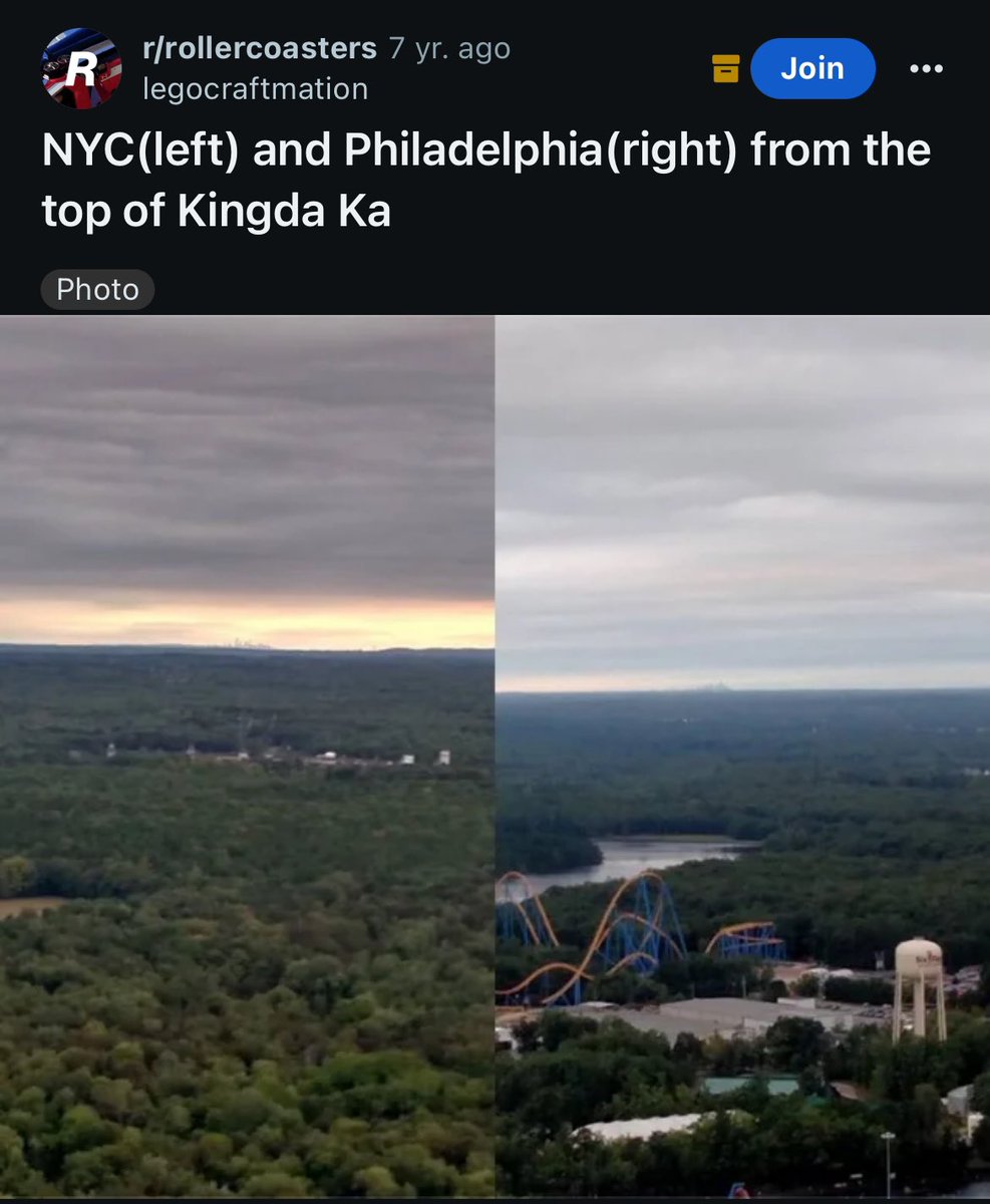 TerryFranconia's tweet image. The most neutral spot for the 6ers-Knicks series is Kingda Ka at Six Flags