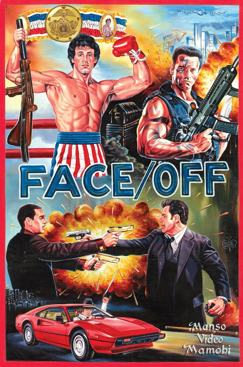 Face/Off (1997) 
Ghana Poster 🇬🇭 
Art by C.A. Wisely.