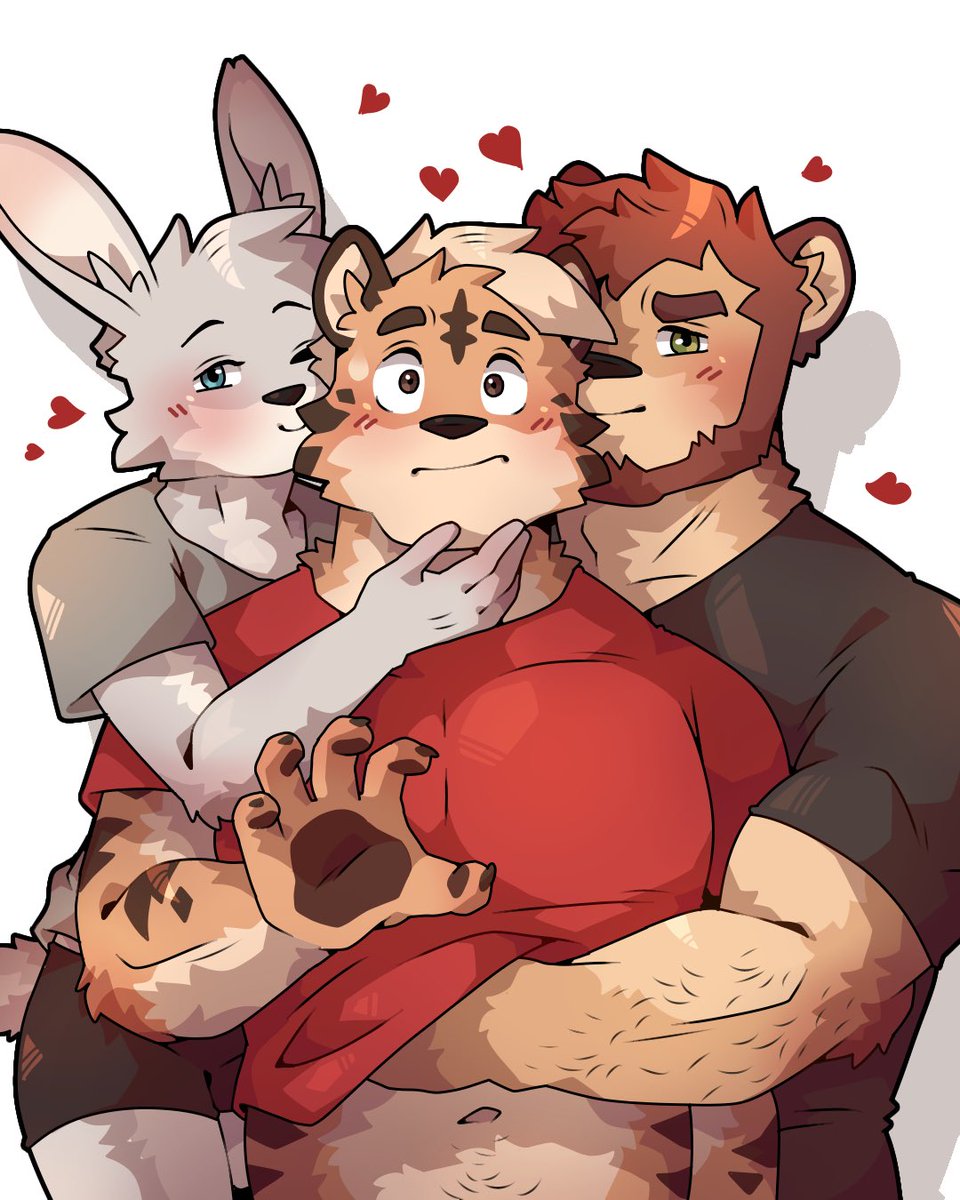 Himbo and twink sandwich~