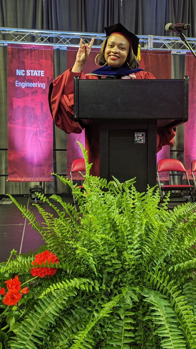 I graduated from NC State over a decade ago with my engineering degree, and it was full circle to come back to address 700 engineering graduates and their families yesterday!! I’m so proud of this little Black girl who was born in Rocky Mount, NC, and raised on the West Side of