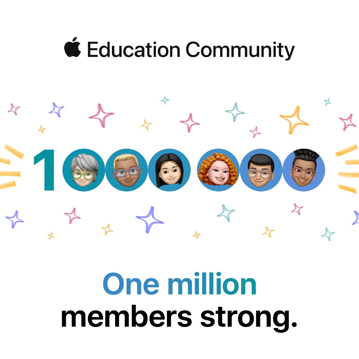 I’m proud to be part of the Apple Education Community!  Join over a million educators to explore amazing resources, creativity, & feedback right at your fingertips. #AppleTeacher #AppleDistinguishedEducator

Join today 🔗 apple.co/educommunity1mm