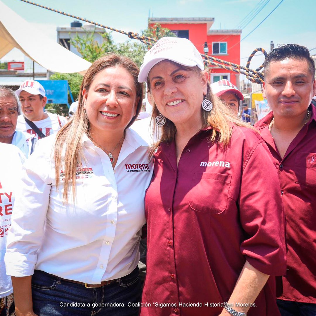 Hoy recorrí la Col. Bosques de Cuernavaca junto a mi compañera Ale Flores, juntas vamos a consolidar la transformación en Cuernavaca y Morelos. Vota este 2 de junio por el cambio verdadero. Vota Morena. #MargaritaGobernadora