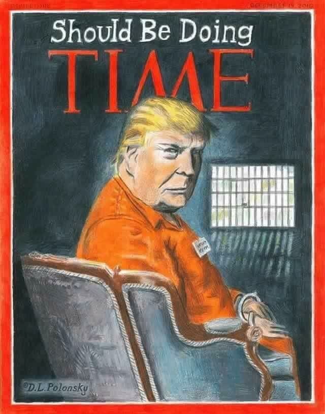 Trump should be doing time behind bars not complaining about how fucking cold the court room is. 🙄