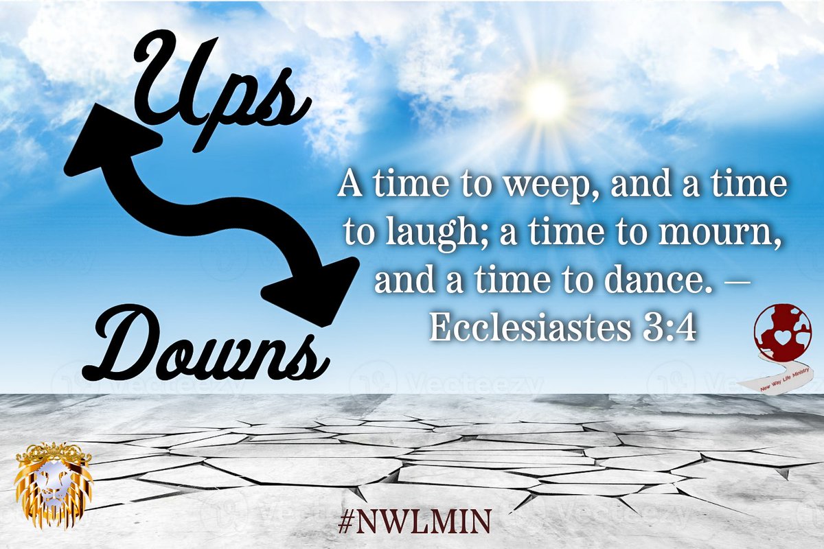 Life's roller coaster ride is filled with ups and downs, but by embracing the journey and focusing on growth, we can transform every down into a opportunity to soar. There's time for it all! Stay positive and resilient. #NWLMIN newwaylifeministries.com