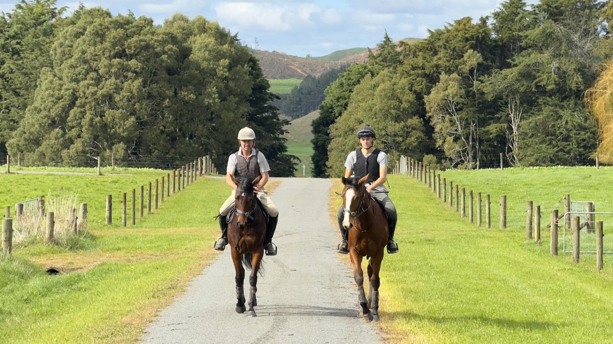 Challenge Syndications is fortunate to have the services of Michael Morton-Beetham and his team at Redwood Creek for breaking-in/education of the youngsters. Ocean Park ex Urulu (left) & Preferment ex Valotia (right) yesterday. challengeracehorsesyndications.com