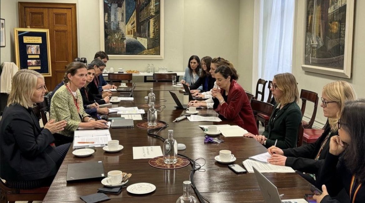 Happy to co-lead the UK-@UNDP Strategic Dialogue in London today   Strategic partnerships are key to advancing our work on democratic governance, human rights, climate action, gender equality & resilience to shocks and crises   annualreport.undp.org   #PartnersAtCore