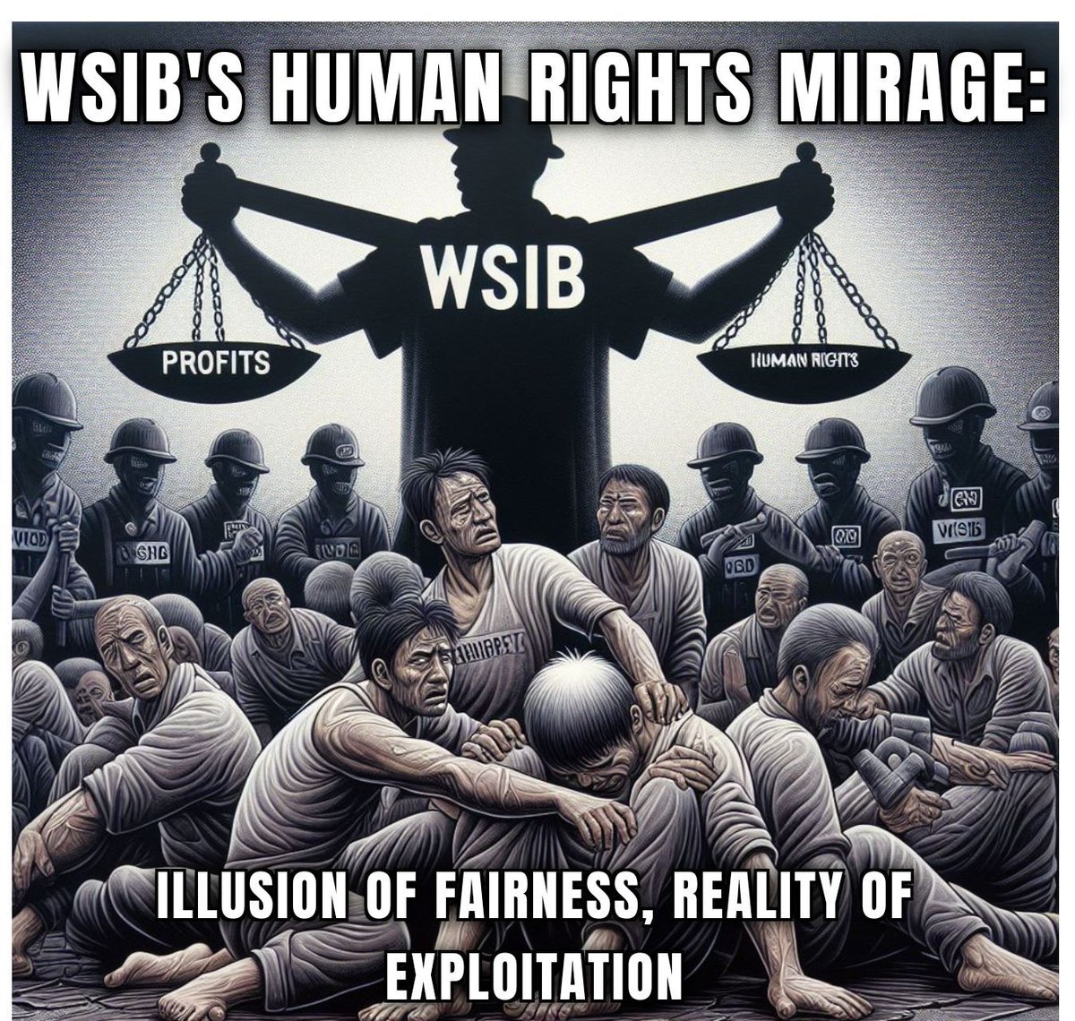 WSIB's human rights mirage: illusion of fairness, reality of exploitation. 
It's time to see through the deception and demand true justice for injured workers! #InjuredWorkers #HumanRights #JusticeForAll