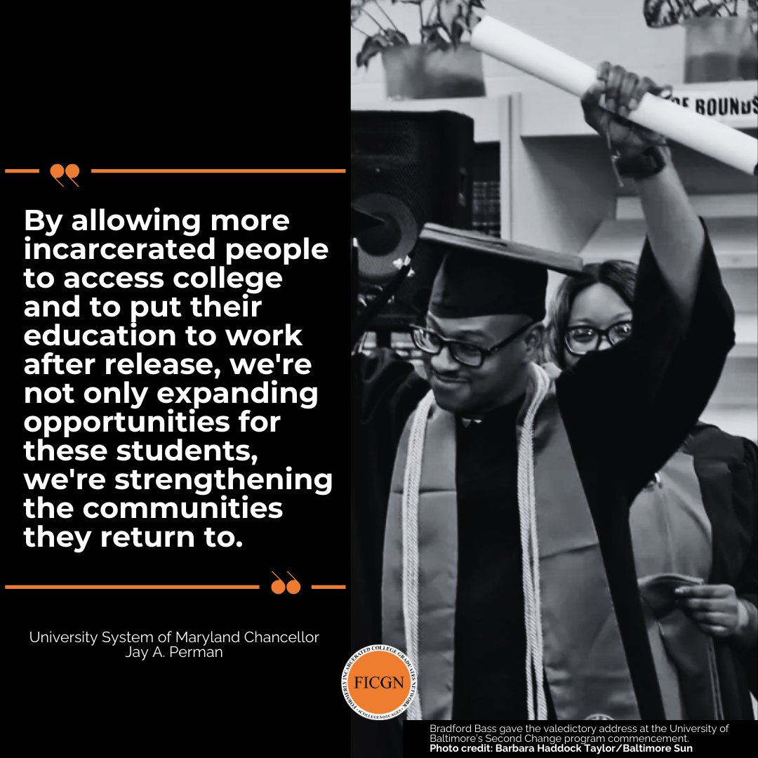 All Maryland state prisons are on track to get higher education access through a historic partnership between a state university system and a Division of Correction. Read more here: bit.ly/3USjbyF