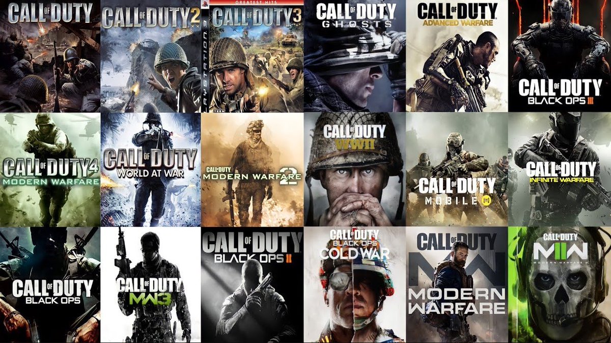 whats your Top 3 Call of Dutys?