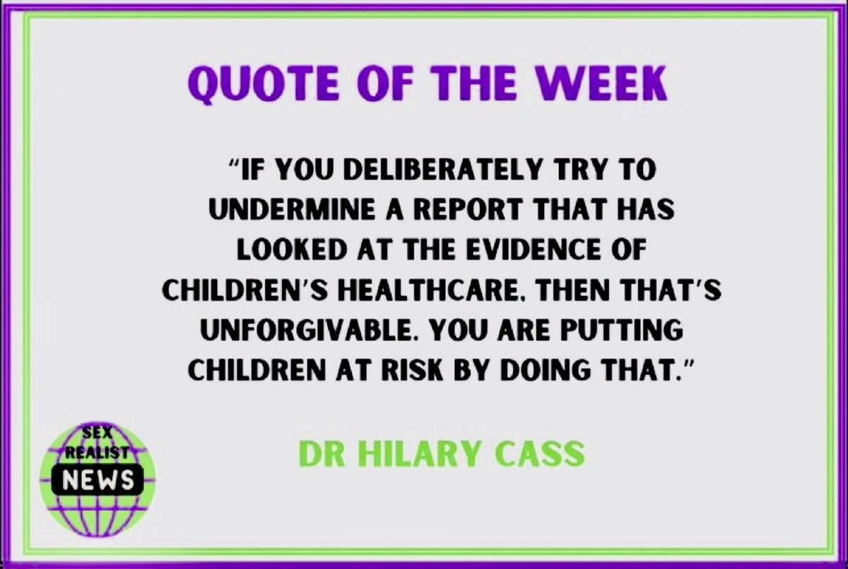 To all the activists, politicians, teachers, people who are “just trying to be kind” etc who are defending the indefensible. STOP 🛑 If your priority really is to protect vulnerable children you need to read the #CassReview & understand that you are complicit in medical abuse.