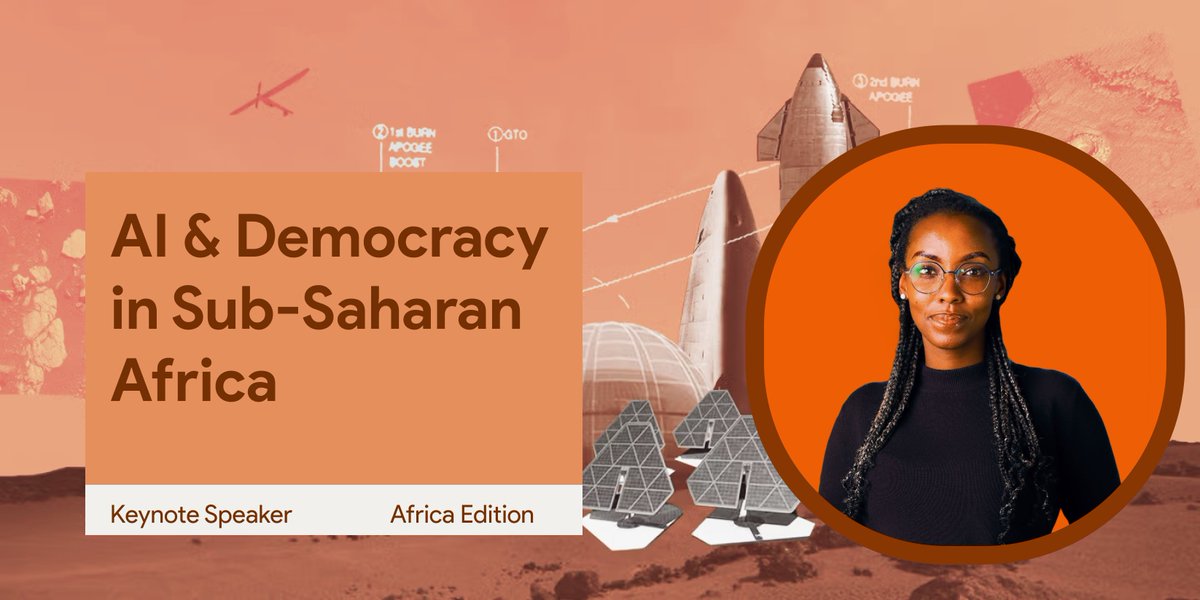🗳️ Learn about AI and Democracy in Sub-Saharan Africa this weekend from Vanessa Gathecha. This talk will present a range of topics from disinformation, content moderation, info disorder and deliberative processes. Threats posed by misinformation and AI in global mega elections!