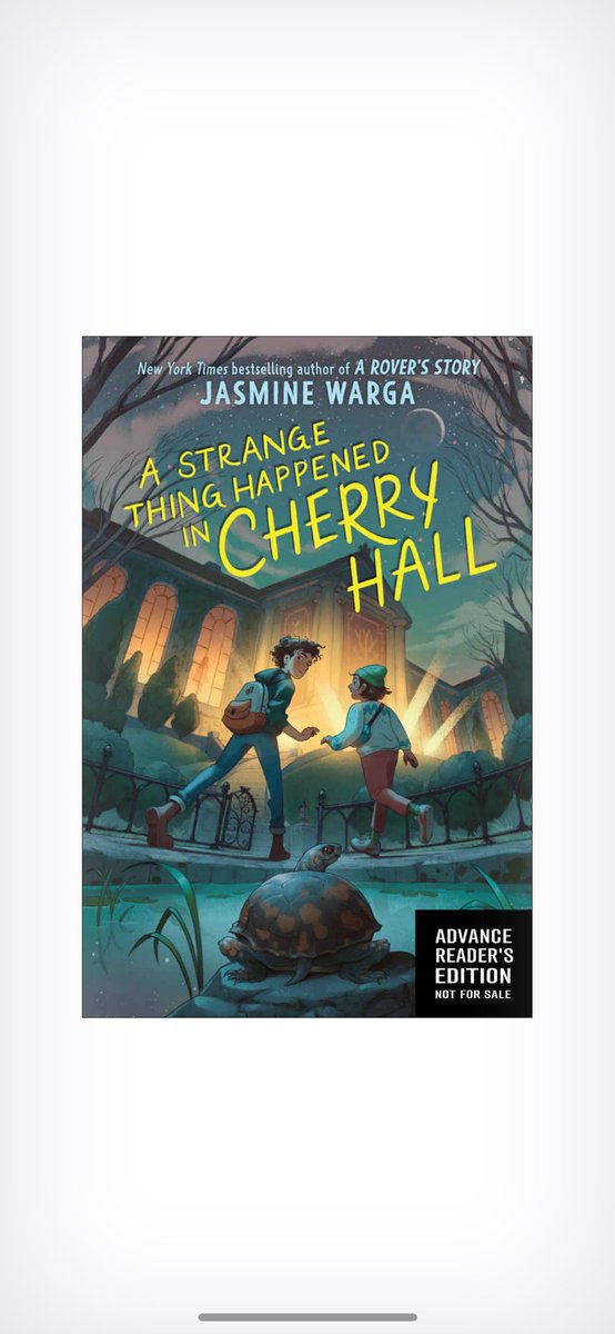 A Strange Thing Happened in Cherry Hall is the coziest little mystery. 🤗 🐢 🖼️ 🔎 #204Reads