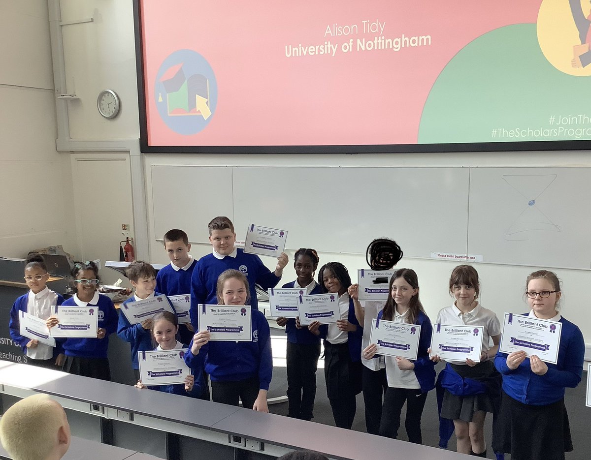 So proud of our Year 5 and 6 Brilliant Scholars who represented Ashwood Spencer Academy at their graduation day at Leeds University. @BrilliantClub @AshwoodYR5 @satrust_