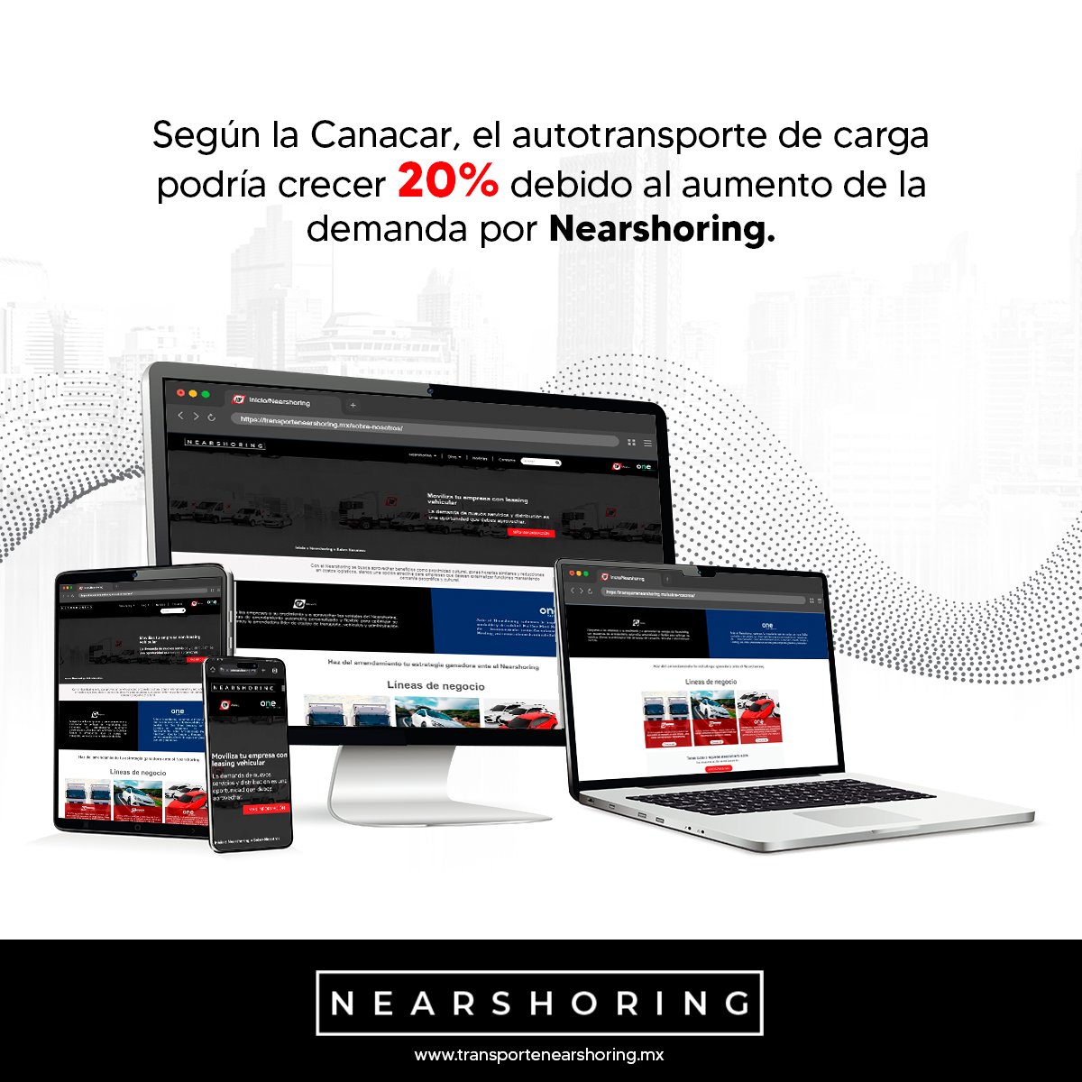 ¿Sabías que el sector del transporte en México experimentará un importante crecimiento en los próximos años debido al auge del Nearshoring? Las empresas en expansión demandarán más servicios de transporte pesado. 🚛 ¡Descúbrelo aquí! 👉 transportenearshoring.mx #NearshoringTIP 🌐