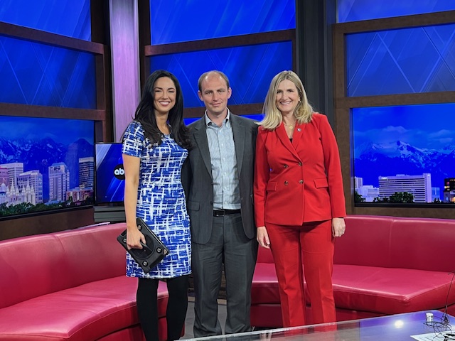 Our Executive Director @MargaretBusse and Director of the Office of Artificial Intelligence Policy @boyd_math had an engaging interview on @abc4utah today, discussing the launch of the new AI lab and Utah's innovative strides in exploring AI technologies and developing policies.