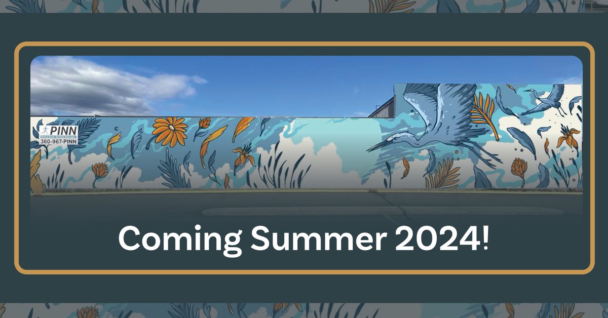 Thanks to a community beautification grant, we’ve partnered with The Broad Strokes Project to add a mural on the building next to our Main Office location, featuring native Washington flowers and wildlife. This beauty will come to life this summer--we can’t wait! #CreditUnionGood