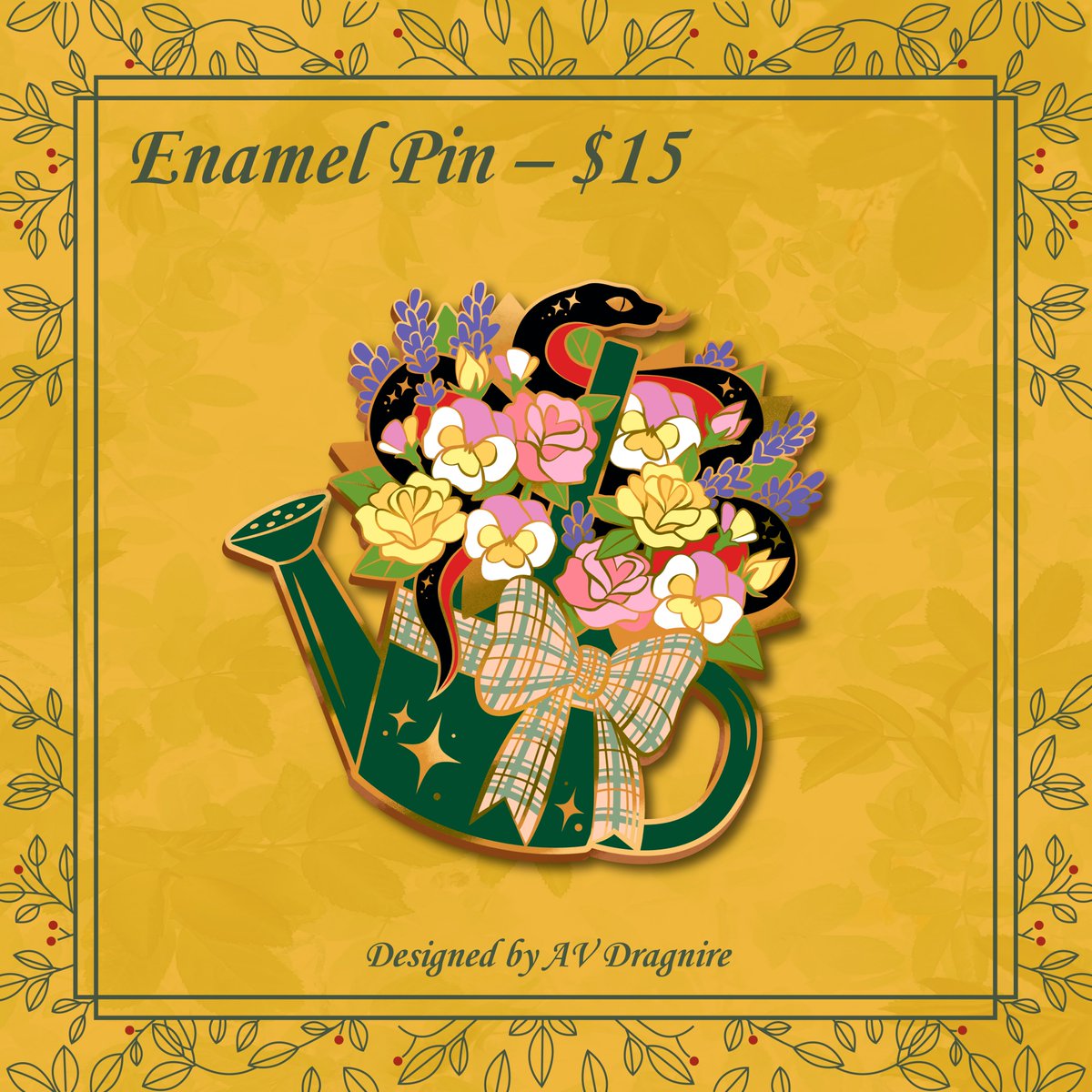 ibiagzine's tweet photo. Snake Crowley is enjoy his garden in this beautiful 1.5" 12-color enamel pin by @av_dragnire!

It Began In A Garden can be yours at our pre-order:

https://t.co/jFq9dUnakk 

#GoodOmens https://t.co/mpoljoJehC