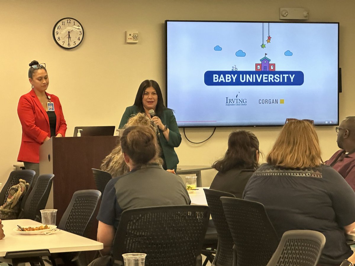 Superintendent @IISDMagdaHDZ updates her Engagement Task Force on all things Bond! 🚧🦺🔨 The group includes our amazing Teachers of Year, past and present! Exciting things ahead! 🤩 #IISDReimagined