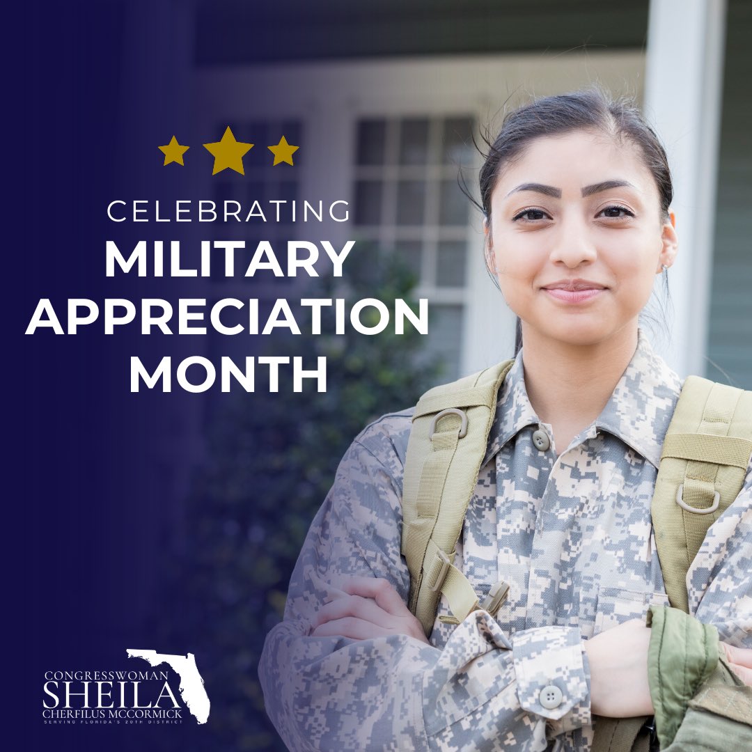 As we celebrate #MilitaryAppreciationMonth, I want to extend my deepest gratitude to our service members, veterans, and their families. Your sacrifices and dedication inspire us all. Let’s continue to honor these heroes, not just this month but every day.
