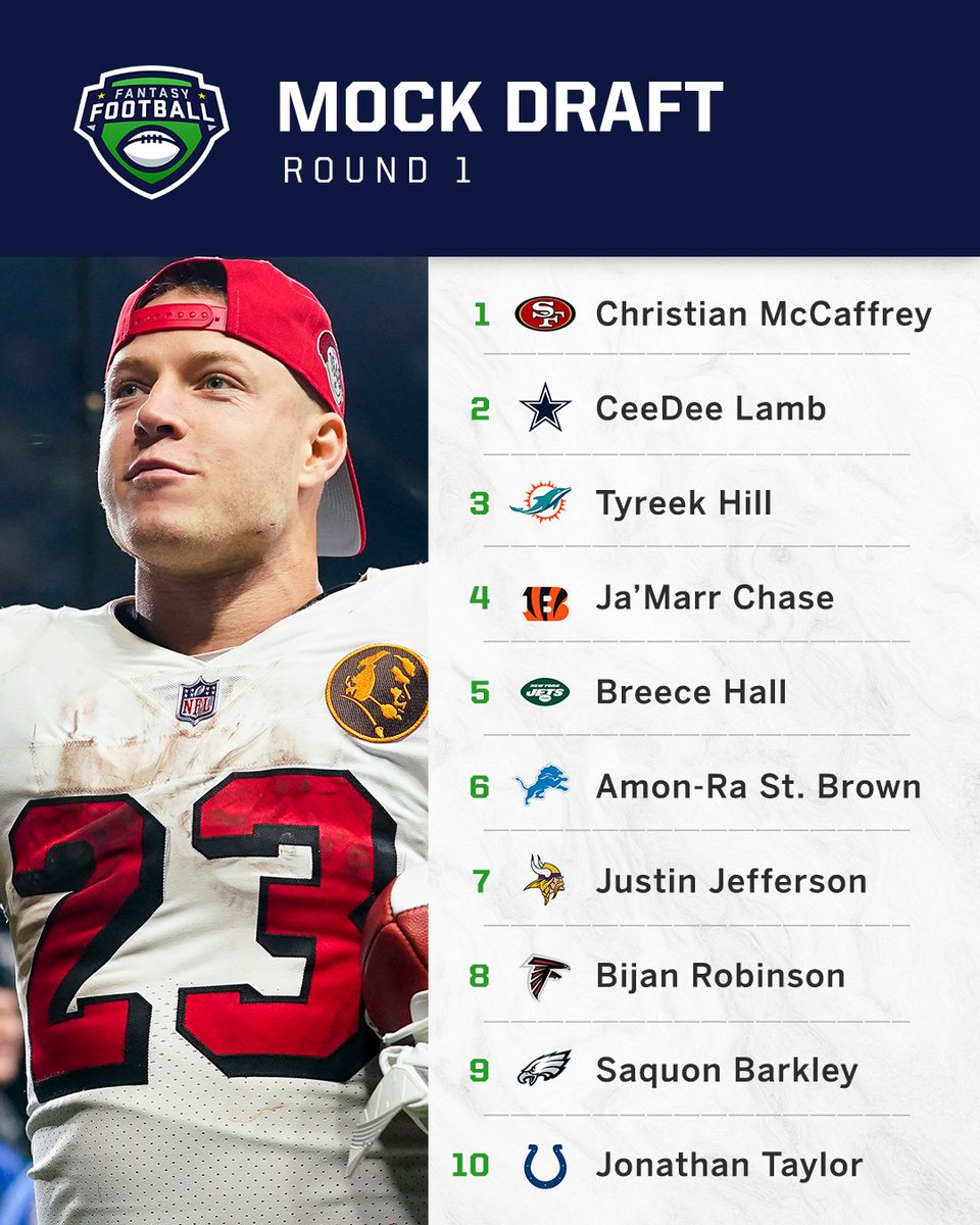 Who had the best pick in the first round of our fantasy expert's latest mock draft? 👀