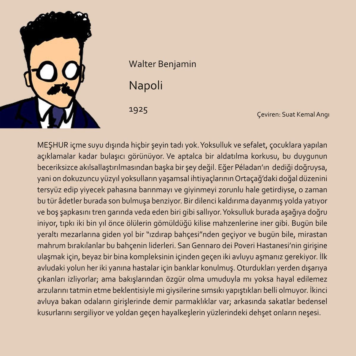 suatkemalangi's tweet image. Walter Benjamin - İbiza Yazıları  🌾       

&quot;Denkbild&apos;in ilk örneği...  

❤️ #walterbenjamin