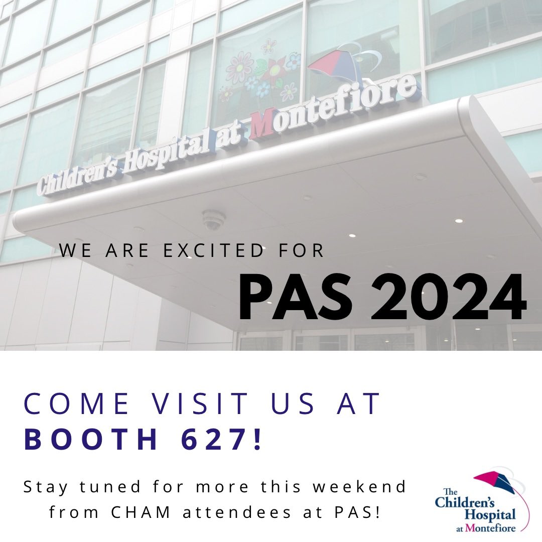 #CHAM is heading to #Toronto for the Pediatric Academic Societies National Conference and Exhibition! Follow for posters, presentations, awards and more! Please also stop by our booth, we’d love to meet you! #MontefioreEinstein #PAS2024 @PASMeeting @MontefioreNYC @EinsteinMed
