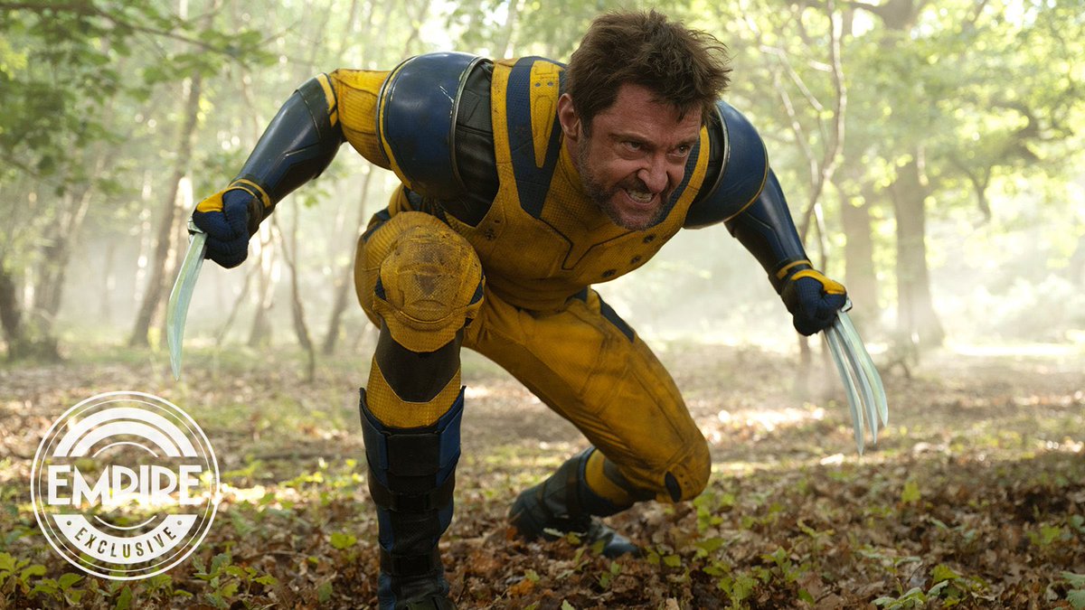 MultiversoT's tweet photo. ¡Gran vistazo a WOLVERINE! 🟡🔵

Seguimos con más imágenes, gracias a la revista Empire, ahora en todo su esplendor, con #HughJackman  regresando de nueva cuenta con #deadpoolandwolverine ❤️

#marvel #marvelstudios #Wolverine https://t.co/Sw1TRAwofy